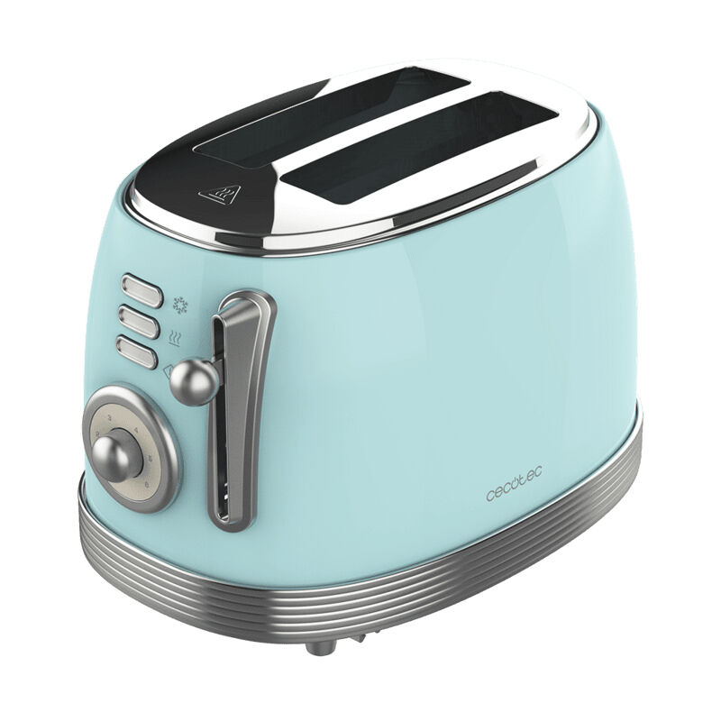Tostadora Vertical Cecotec Toast and Taste 800 Vintage Light Blue