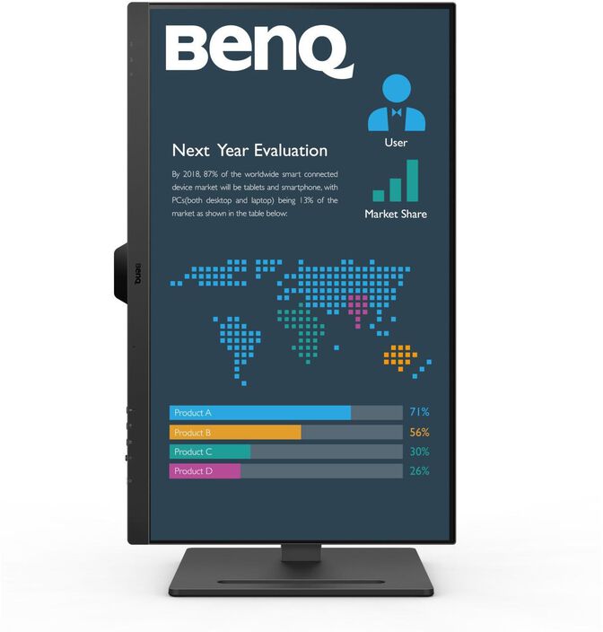 Monitor BenQ Business 27" BL2790QT IPS QHD 75Hz USB-C (PD65W) Daisy Chain image number 2
