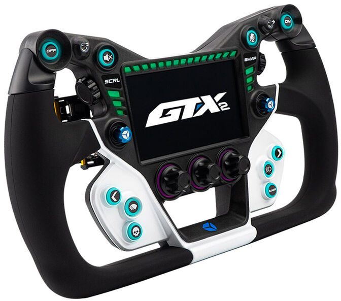 Volante Cube Controls GTX2 Grip (30cm) - Blanco / Negro image number 1