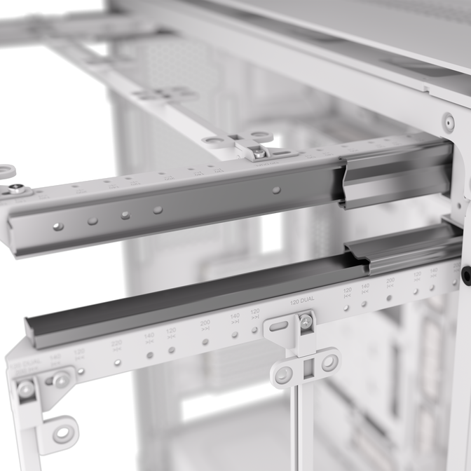 Torre E-ATX Corsair 9000D RGB Airflow Blanca Cristal Templado image number 14