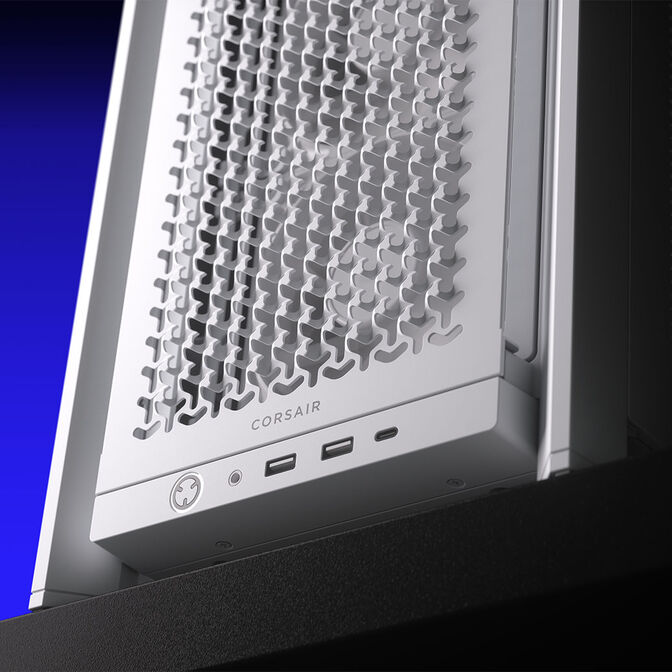 Torre E-ATX Corsair 4000D RS Blanco Cristal Templado image number 12