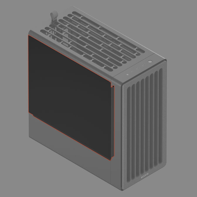 Panel Lateral Solid para HAVN BF 360 - Negro image number 2