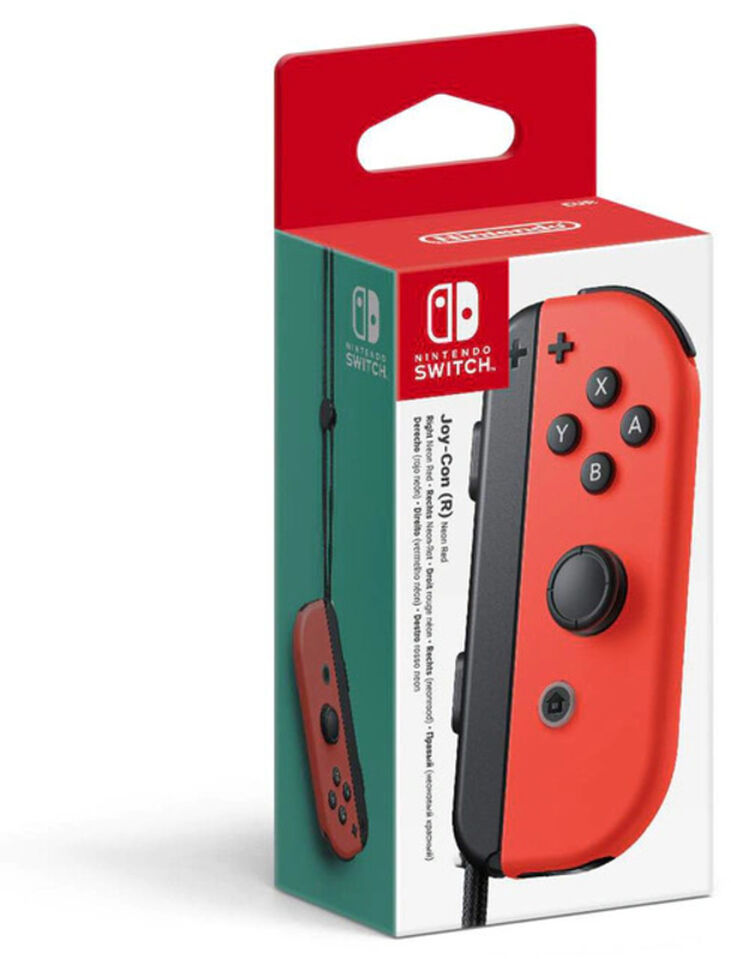 Mando Nintendo Joy-Con Derecho Rojo Neón image number 1