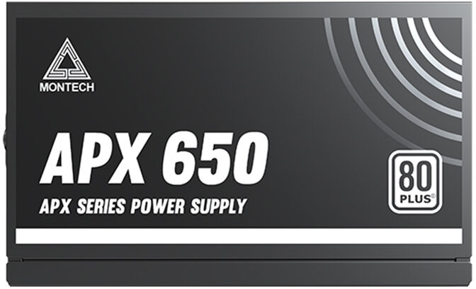 Fuente Montech APX650 650W 80 PLUS image number 2