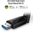 Adaptador USB TP-Link Archer T3U Plus Wi-Fi AC1300 MU-MIMO USB 3.0 image number null