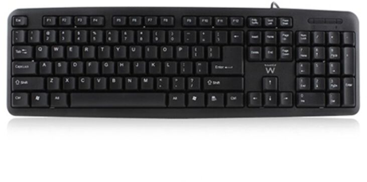 Teclado Ewent Slim Layyt PT USB Negro image number 0