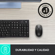 Rat&oacute;n Logitech M190 Full Size Wireless Cinzento image number null