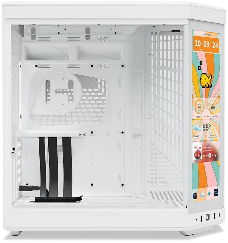 Caja ATX Hyte Y70 Touch Infinite Vidrio Templado Blanco image number 2