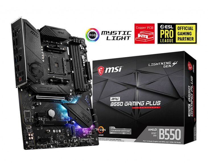 Placa Base MSI MPG B550 GAMING PLUS  image number 0