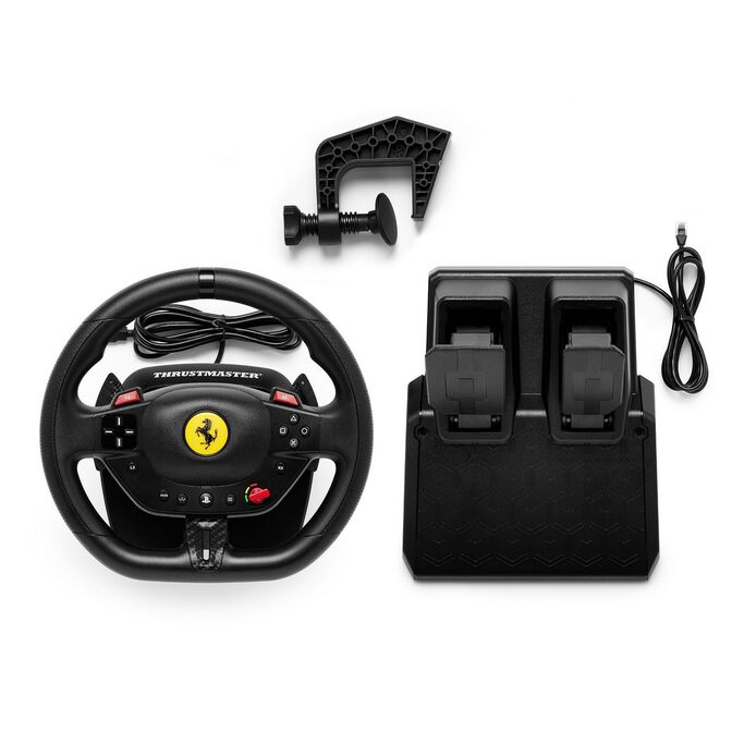 Volante + Pedales Thrustmaster T98-P Ferrari 296 GTB Edition PS5 / PS4 / PC image number 4