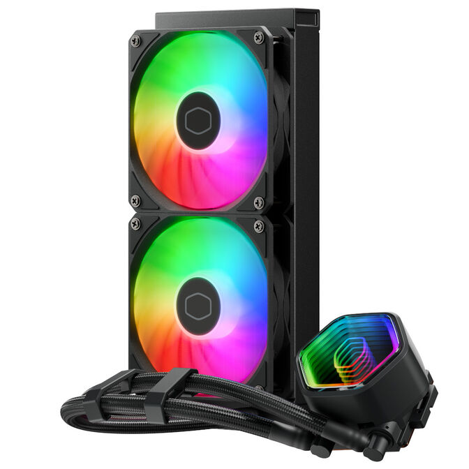 Refrigeraci&oacute;n L&iacute;quida CPU Cooler Master MasterLiquid Core ARGB 240mm Negro image number 1