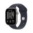 Smartwatch Apple Watch Series 12 GPS + Cellular 46mm Space Grey Aluminium Case with Navy Blue Sport Band - M/L image number null