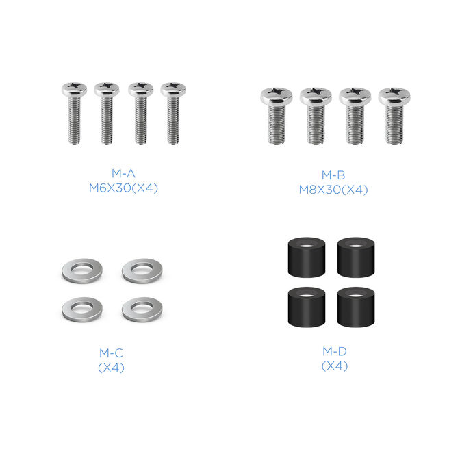 Soporte de Pared Tooq Tilt 32" a 55" Max. 40kg Negro image number 8