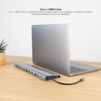 Hub Conversor USB-C 3.1 para 3xUSB-A+USB-C+PD+2xHDMI+DP+RJ45+SD+AUDIO image number null
