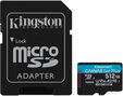 Tarjeta de Memoria Kingston Canvas Go! Plus Gen4 200MB/s MicroSDXC UHS-I U3 V30 A2 512GB image number null