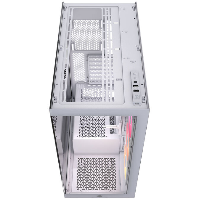 Torre E-ATX Corsair 3500X RSR ARGB Blanca Cristal Templado image number 4