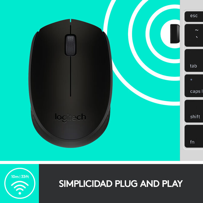 Rat&oacute;n Logitech M171 Wireless Negro image number 10