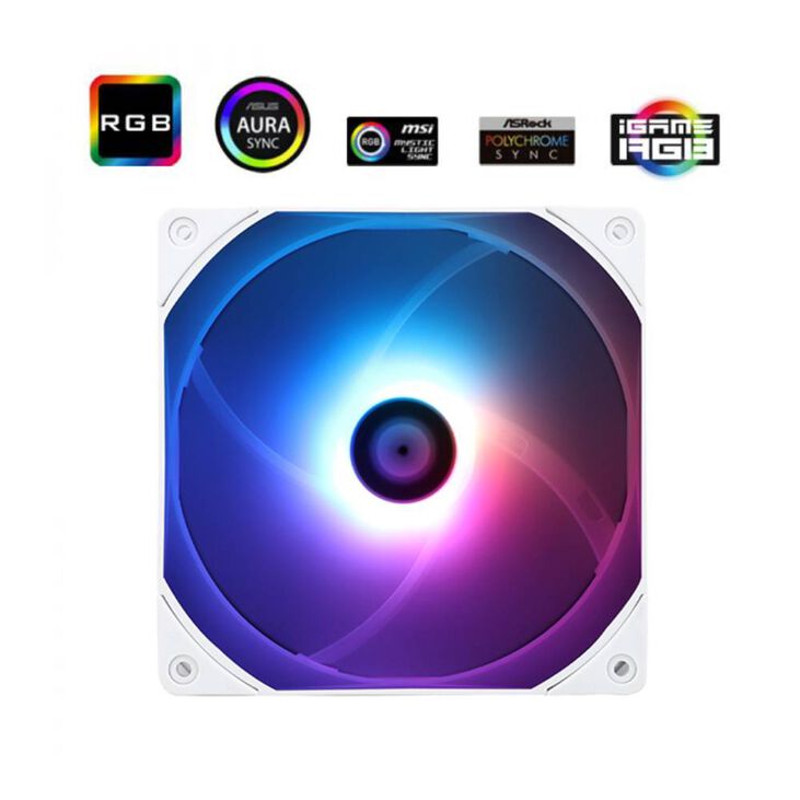 Ventilador Thermalright TL-C14W-S ARGB PWM Blanco 140mm (Pack 3) image number 1