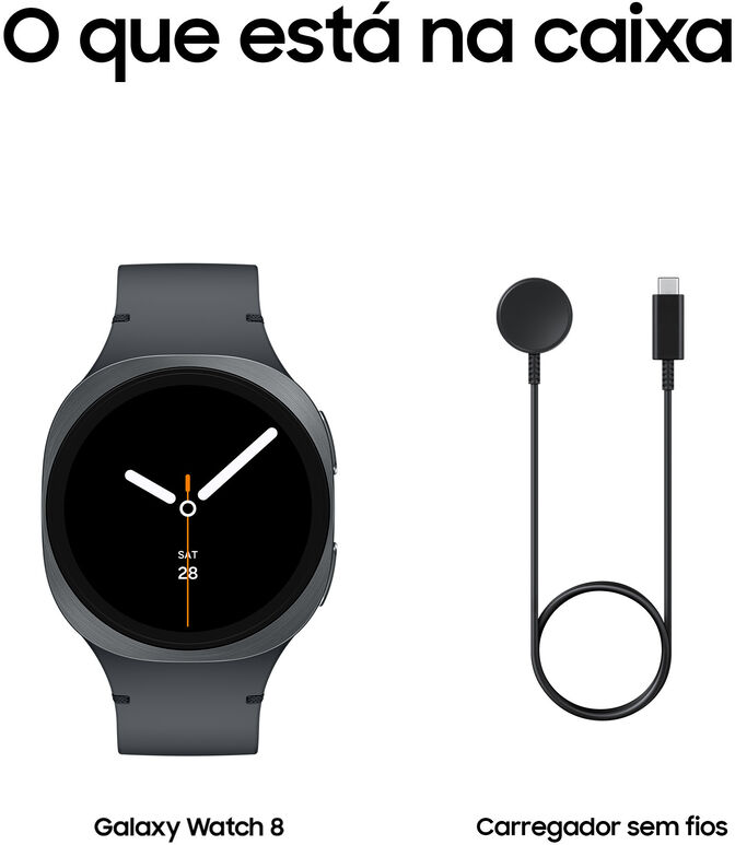 Reloj Smartwatch Samsung Galaxy Watch 8 44mm BT Grafite image number 7