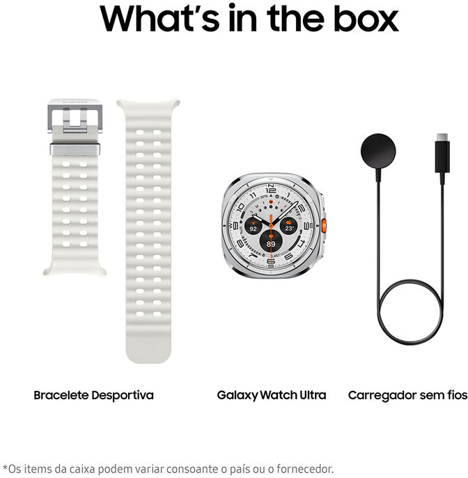 Reloj Smartwatch Samsung Galaxy Watch Ultra 47mm LTE Blanco Titanio image number 3