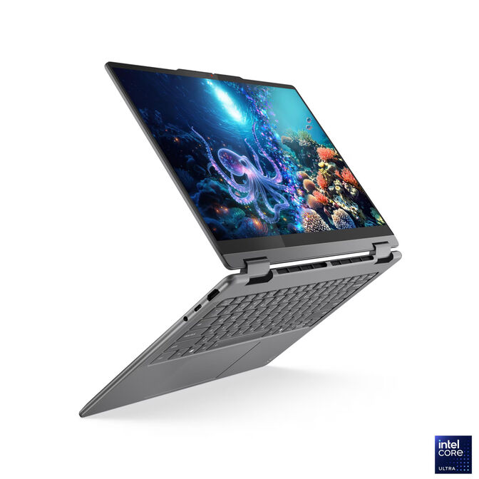 Lenovo Yoga 7 2-in-1 14ILL10 Copilot+ PC Intel Core Ultra 7 258V H&iacute;brido (2-en-1) 35,6 cm (14") Pantalla t&aacute;ctil 2.8K 32 GB LPDDR5x-SDRAM 1 TB SSD Wi-Fi 7 (802.11be) Windows 11 Home Portugu&eacute;s Gris image number 4