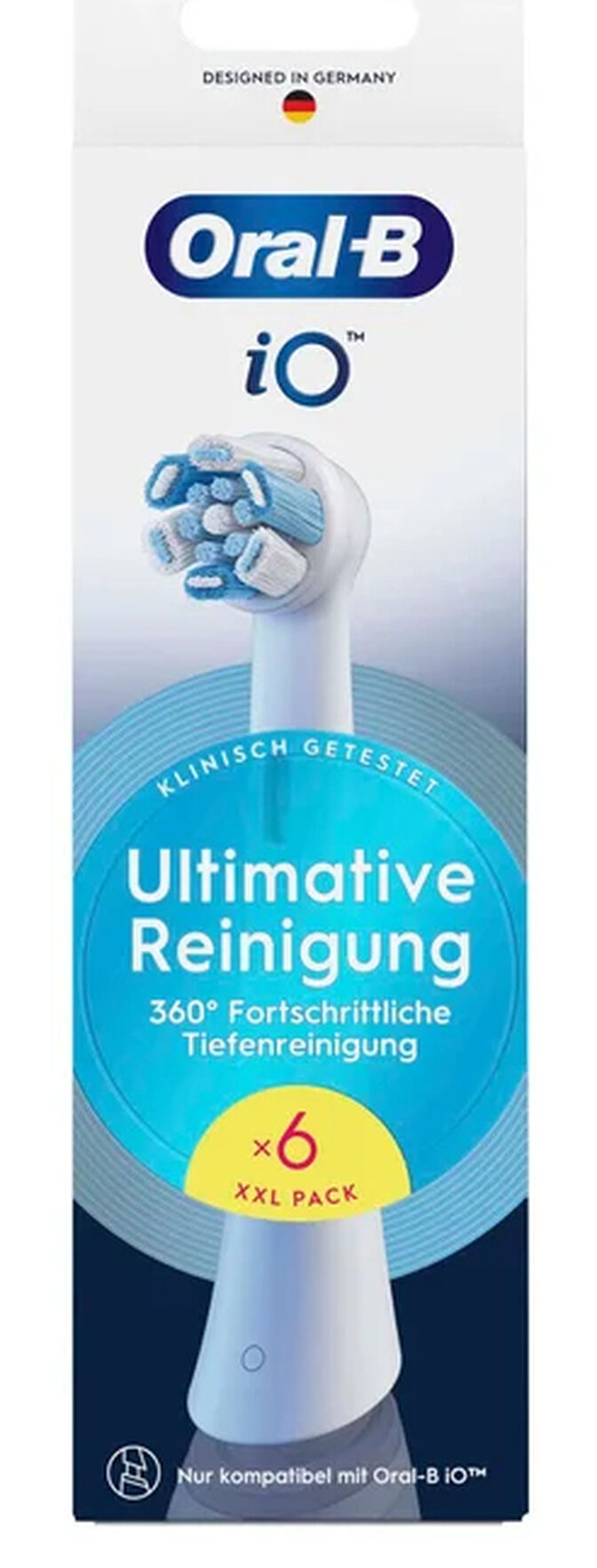 Recambios para Cepillo de Dientes El&eacute;ctrico Oral-B iO Ultimative Reinigung Pack 6 Unidades image number 1