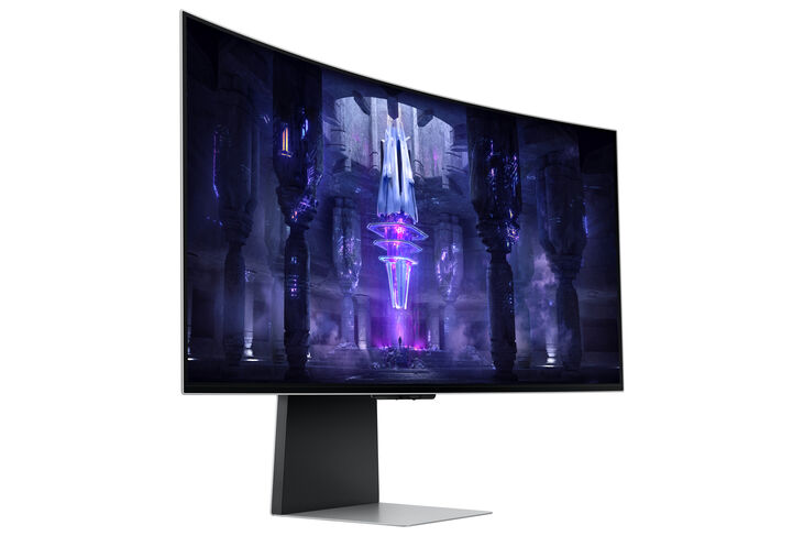 Monitor Curvo Samsung Odyssey G8 34" G85SB OLED UWQHD 175Hz 0.1ms FreeSync Premium HDR True Black 400 Smart Monitor image number 9