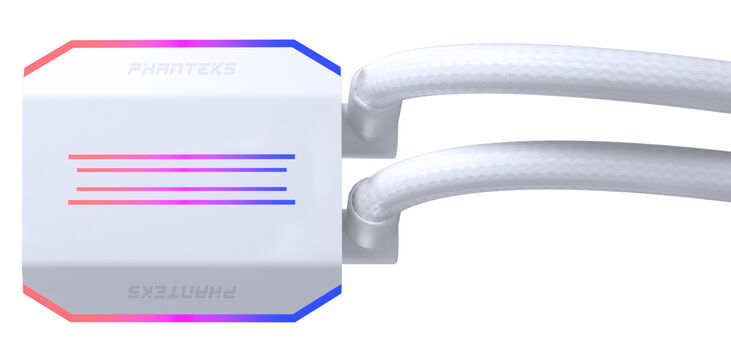 Water Cooler CPU Phanteks Glacier One 240D30 DRGB Blanco - 240mm image number 2