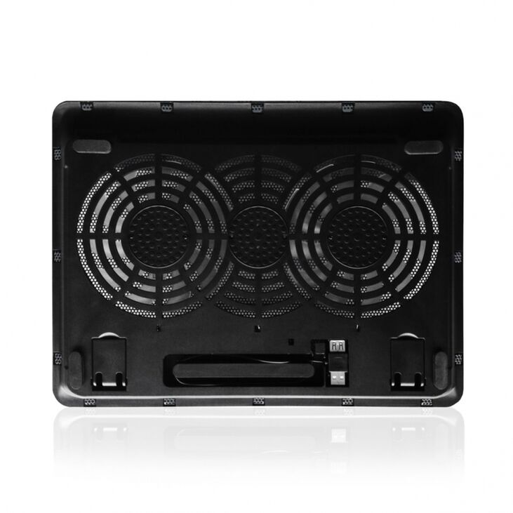 Refrigeradora para Portátiles Ewent con 2 Ventiladores + Hub até 17" image number 3