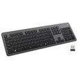 Teclado Ewent EW3297 Illuminated Wireless Multimode Bluetooth/2.4Ghz Wireless PT Preto image number null