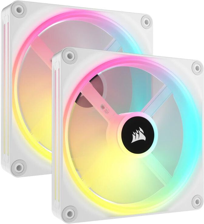 Corsair iCUE LINK QX140 RGB Carcasa del ordenador Ventilador 14 cm Blanco 2 pieza(s) image number 0