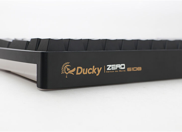 Teclado Mecânico Ducky Zero 6108 100% Classic Black RGB Tri-Mode Connect MX2A-Silver (ES) image number 3
