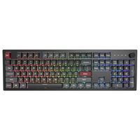Teclado Montech Darkness Full-Size ,Hot-swappable, GateronG Pro 2.0 Red Switch, RGB, PBT - Mec&aacute;nico (PT)