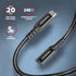 Extensión AXAGON BUCM32-CF15AB USB-C <-> USB-C 3.2 Gen 2, 1.5m, 20 Gbps, ALU, braid image number null