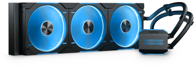 Water Cooler CPU Phanteks Glacier One 420D30 DRGB X2 Negro - 420mm image number 0