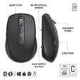 Rat&oacute;n Logitech MX Anywhere 3S for Business 8000DPI Wireless/Bluetooth Grafito image number null
