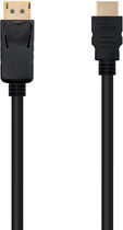 Cable Conversor NanoCable DisplayPort/M para HDMI/M 3 M Negro image number null