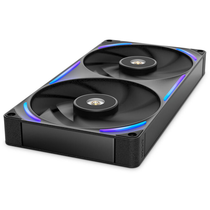 Ventilador NZXT F280X Perfomance RGB Single-Frame Negras - Duplo Vent&iacute;lador 140mm (280mm) image number 3