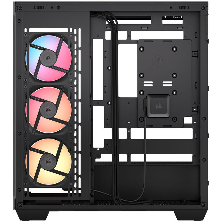 Torre E-ATX Corsair 3500X LXR Link RGB Negro Cristal Templado image number 8