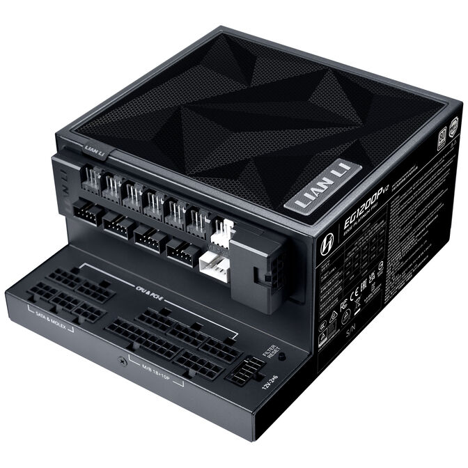 Fuente Modular Lian Li Edge Platinum V2 1200W 80+ Platinum Negra (C/Hub) image number 0