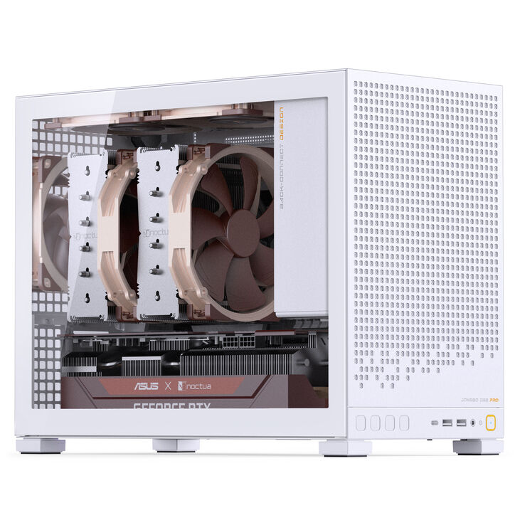 Caja Micro-ATX Jonsbo D32 PRO Vidrio Temperado Blanco image number 5