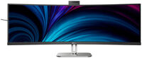 Monitor Curvo Philips Série 5000 49" 49B2U5900CH VA Dual-QHD 75Hz (PD100W) KVM C/Webcam
