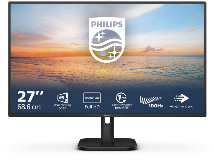 Monitor Philips Série 1000 27" 27E1N1100A IPS FHD 100Hz 1ms image number 6