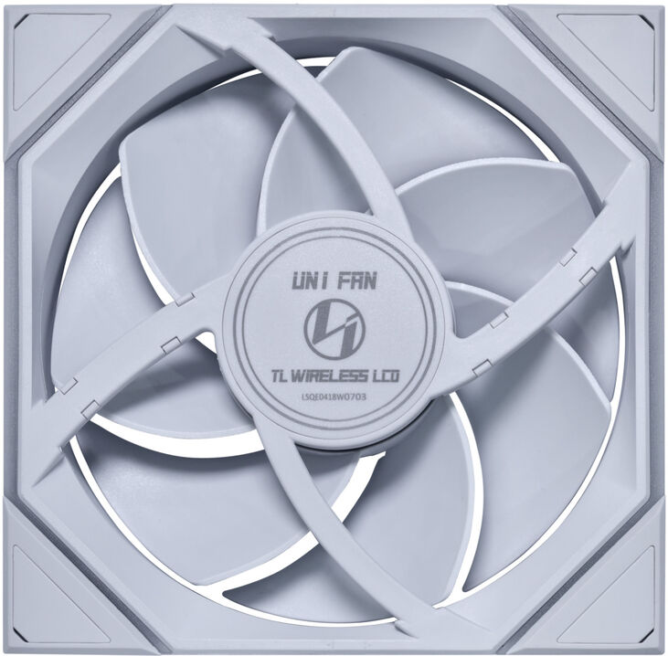 Ventilador Lian Li UNI FAN TL140 LCD Wireless RGB PWM Blanco 140mm image number 3