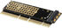 Adaptador PCIe 3.0 16x AXAGON PCEM2-1U, M.2 SSD NVMe, hasta 80mm SSD, low profile 1U image number null