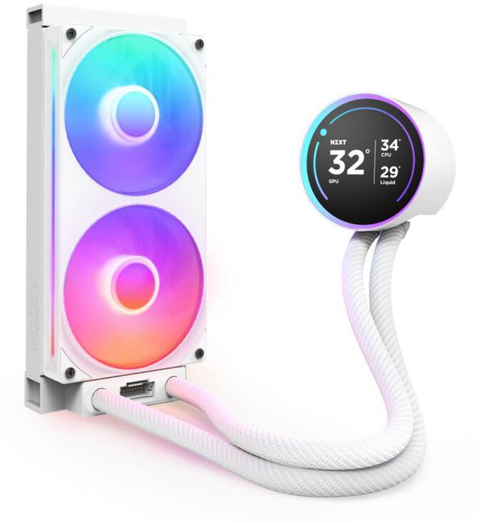 Kit de Refrigeraci&oacute;n L&iacute;quida CPU NZXT Kraken Elite 240 (2025) RGB Preto image number 1