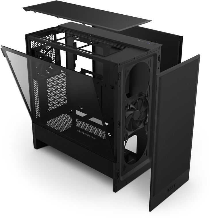 Torre  ATX NZXT H5 Flow Compact Negra image number 12