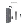 Caja SSD con HUB Tooq TQE-2241G M.2 NGFF/NVMe USB3.2 Gen 2 image number null