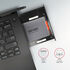 Adaptador Universal AXAGON RSS-CD09 2.5" SSD/HDD Caddy , 9,5 mm, LED, ALU image number null