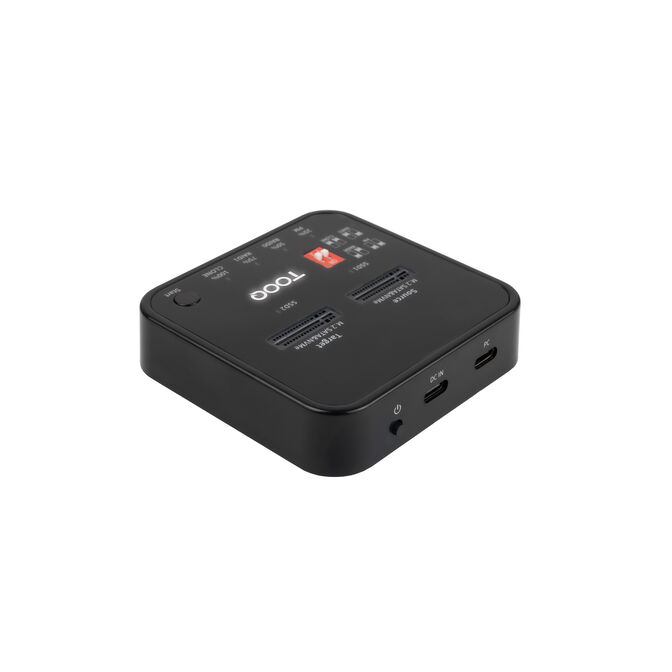Dock Tooq para 2xSSD M.2 NVMe PICe USB-C3.2 Gen2 Clone Negro image number 5
